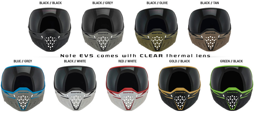 empire EVS goggles / Empire EVS masks all colours